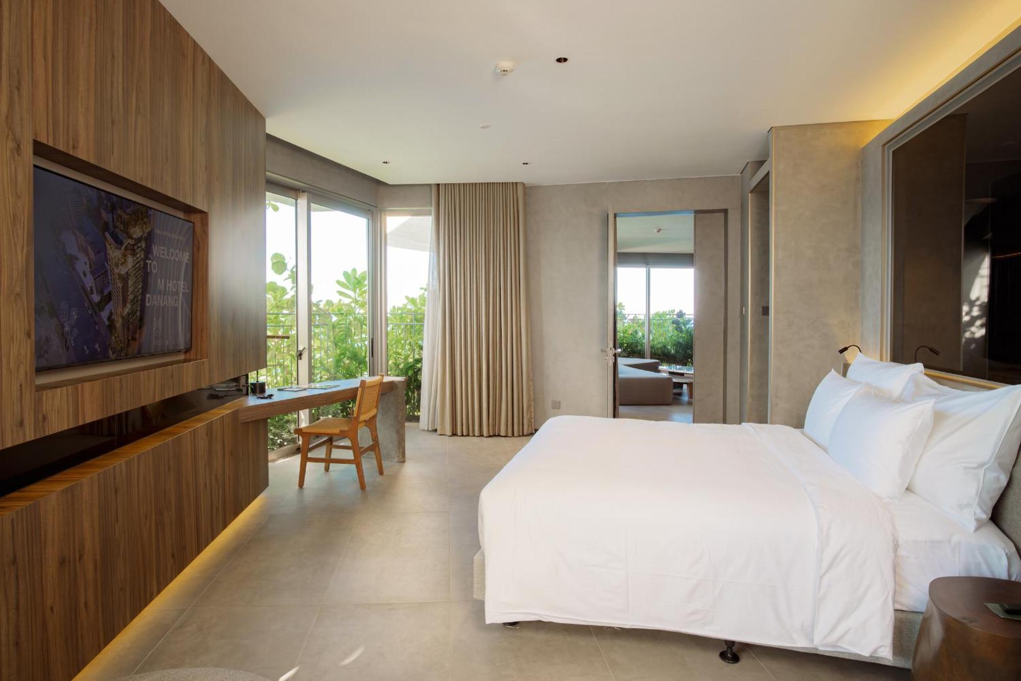 M Hotel Danang Da Nang Exterior foto A bedroom at the hotel